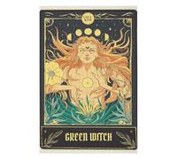 Jigsaws 75x50cm/1000pcs for Adults Tarot Green Witch Puzzles for Adults Hands-on Game Pattern Assembly Christmas Birthday Gifts 75x50cm/1000pcs