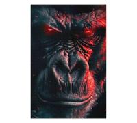 Jigsaws 75x50cm/1000pcs for Teenagerss Angry Gorilla Puzzles for Adults Relaxing Games Difficult Hard Gifts for Friends And Family 75x50cm/1000pcs