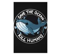 Jigsaws 75x50cm/1000pcs for Teenagerss Kill Humans Jigsaw for Adults Hands-on Game Difficult Challenge Birthday Present, Gifts, 75x50cm/1000pcs