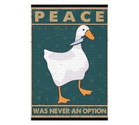Jigsaws 75x50cm/1000pcs for Teenagerss Peace Was Never An Option Jigsaw for Adults Hands-on Game Difficult Challenge Birthday Present, Gifts, 75x50cm/1000pcs