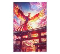 Jigsaws 75x50cm/1000pcs for Teenagerss Phoenix Torii Pathway Japa Puzzles for Adults Relaxing Games Difficult Hard Gifts for Friends And Family 75x50cm/1000pcs