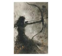 Jigsaws 75x50cm/1000pcs for Teenagerss Shadow Archers Focus Jigsaw for Adults Hands-on Game Difficult Challenge Birthday Present, Gifts, 75x50cm/1000pcs