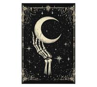 Jigsaws 75x50cm/1000pcs for Teenagerss Skeleton Hand Holding Moon Puzzles for Adults Relaxing Games Difficult Hard Gifts for Friends And Family 75x50cm/1000pcs