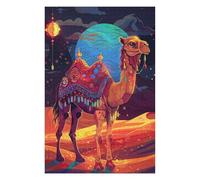 Jigsaws for Adults 1000 PCS Camel Desert Night Teenagers Puzzles Toy Wall Decor Staycation Kill Time Deal As Gifts for The Whole Family 1000 PCS