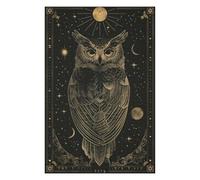 Jigsaws for Adults 1000 PCS Celestial Owl Adult Jigsaw Puzzle Family Game Difficult Challenge Deal As Gifts for The Whole Family 1000 PCS