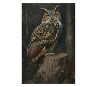 Jigsaws for Adults 1000 PCS Magical Cute Owl Bird Adult Jigsaw Puzzle Family Game Difficult Challenge Deal As Gifts for The Whole Family 1000 PCS