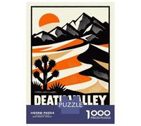 Jigsaws for Adults 1000 Pieces Death Valley National Park Poster Adult Jigsaw Puzzle Fun Games Analysis And Logic Deal As Gifts for The Whole Family 52x38cm/1000pcs