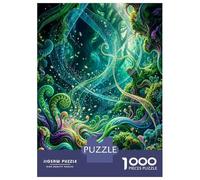 Jigsaws for Adults 1000 Pieces Enchanted Forest A Whimsical Dreamscape Adult Jigsaw Puzzle Fun Games Analysis And Logic Deal As Gifts for The Whole Family 52x38cm/1000pcs