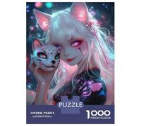 Jigsaws for Adults 1000 Pieces Fox Spirit Beauty Adult Jigsaw Puzzle Fun Games Analysis And Logic Deal As Gifts for The Whole Family 38x26cm/1000pcs