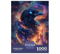 Jigsaws for Adults 1000 Pieces Galactic Raven Adult Jigsaw Puzzle Fun Games Analysis And Logic Deal As Gifts for The Whole Family 38x26cm/1000pcs