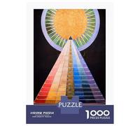 Jigsaws for Adults 1000 Pieces Hilma Af Klint Altar Piece Adult Jigsaw Puzzle Fun Games Analysis And Logic Deal As Gifts for The Whole Family 52x38cm/1000pcs
