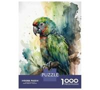 Jigsaws for Adults 1000 Pieces Parrot Watercolor Adult Jigsaw Puzzle Fun Games Analysis And Logic Deal As Gifts for The Whole Family 70x50cm/1000pcs