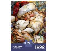 Jigsaws for Adults 1000 Pieces Santa And Polar Bear Stain Adult Jigsaw Puzzle Fun Games Analysis And Logic Deal As Gifts for The Whole Family 70x50cm/1000pcs