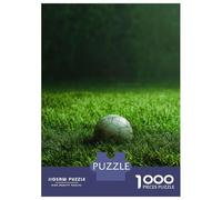 Jigsaws for Adults 1000 Pieces Soccer Ball on Grass Adult Jigsaw Puzzle Fun Games Analysis And Logic Deal As Gifts for The Whole Family 38x26cm/1000pcs