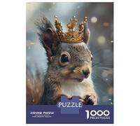 Jigsaws for Adults 1000 Pieces Squirrel King Adult Jigsaw Puzzle Fun Games Analysis And Logic Deal As Gifts for The Whole Family 38x26cm/1000pcs