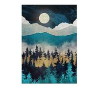 Jigsaws for Adults 1000pcs(38x26cm) Evening Mist Teenagers Puzzles Toy Wall Decor Staycation Kill Time Deal As Gifts for The Whole Family 1000pcs(38x26cm)