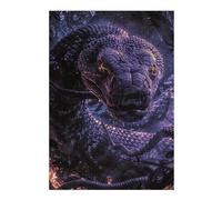 Jigsaws for Adults 38x26cm/1000pcs Enchanted Serpents Glow Teenagers Puzzles Brain Teaser Game Difficult Challenge Help The Brain Exercise 38x26cm/1000pcs