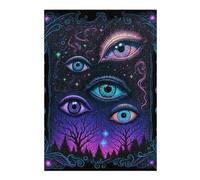 Jigsaws for Adults 38x26cm/1000pcs Esoteric Vision Teenagers Puzzles Relaxing Games Wall Decoration Deal As Gifts for The Whole Family 38x26cm/1000pcs