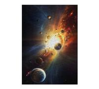 Jigsaws for Adults 38x26cm/1000pcs Galactic Collision Planets in Motion Teenagers Puzzles Brain Teaser Game Difficult Challenge Help The Brain Exercise 38x26cm/1000pcs