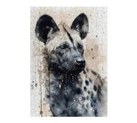 Jigsaws for Adults 38x26cm/1000pcs Hyena Wild Laughter Teenagers Puzzles Relaxing Games Wall Decoration Deal As Gifts for The Whole Family 38x26cm/1000pcs