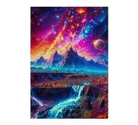 Jigsaws for Adults 38x26cm/1000pcs Magic Mountains Teenagers Puzzles Brain Teaser Game Difficult Challenge Help The Brain Exercise 38x26cm/1000pcs