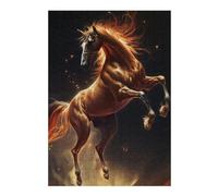 Jigsaws for Adults 38x26cm/1000pcs Paint Horse Teenagers Puzzles Brain Teaser Game Difficult Challenge Help The Brain Exercise 38x26cm/1000pcs
