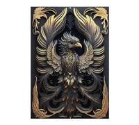 Jigsaws for Adults 38x26cm/1000pcs Queen Golden Phoenix Jigsaw Puzzle Family Games Difficult Hard Deal As Gifts for The Whole Family 38x26cm/1000pcs