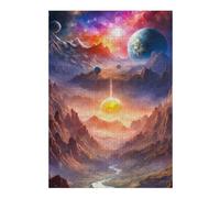 Jigsaws for Adults 38x26cm/1000pcs Small Star Teenagers Puzzles Brain Teaser Game Difficult Challenge Help The Brain Exercise 38x26cm/1000pcs