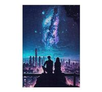 Jigsaws for Adults 38x26cm/1000pcs Urban Stargazers Teenagers Puzzles Brain Teaser Game Difficult Challenge Help The Brain Exercise 38x26cm/1000pcs