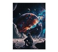 Jigsaws for Adults 38x26cm/1000pcs Watching Cosmos Teenagers Puzzles Brain Teaser Game Difficult Challenge Help The Brain Exercise 38x26cm/1000pcs