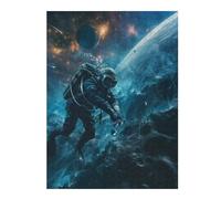 Jigsaws for Adults 500 PCS Scuba Diver In Space Adult Jigsaw Puzzle Family Game Difficult Challenge Deal As Gifts for The Whole Family 500 PCS
