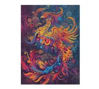 Jigsaws for Adults 500 PCS Whimsical Phoenix Adult Jigsaw Puzzle Family Game Difficult Challenge Deal As Gifts for The Whole Family 500 PCS