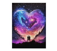 Jigsaws for Adults 52x38cm/1000pcs Bride And Groom Universe Teenagers Puzzles Brain Teaser Game Difficult Challenge Help The Brain Exercise 52x38cm/1000pcs