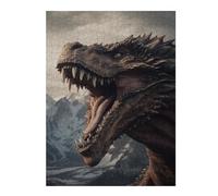 Jigsaws for Adults 52x38cm/1000pcs Roaring Mountain Dragon Teenagers Puzzles Brain Teaser Game Difficult Challenge Help The Brain Exercise 52x38cm/1000pcs