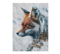 Jigsaws for Adults 52x38cm/1000pcs The Foxs Mystic Domain Teenagers Puzzles Relaxing Games Wall Decoration Deal As Gifts for The Whole Family 52x38cm/1000pcs