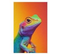 Jigsaws for Adults 75x50cm/1000pcs Colorful Lizard Close-Up Jigsaw Puzzle Family Games Difficult Hard Deal As Gifts for The Whole Family 75x50cm/1000pcs