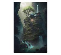 Jigsaws for Adults 75x50cm/1000pcs Colossal Magic House Teenagers Puzzles Brain Teaser Game Difficult Challenge Help The Brain Exercise 75x50cm/1000pcs