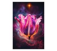 Jigsaws for Adults 75x50cm/1000pcs Cosmic Tulip Nebula Bloom Teenagers Puzzles Brain Teaser Game Difficult Challenge Help The Brain Exercise 75x50cm/1000pcs