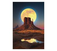 Jigsaws for Adults 75x50cm/1000pcs Desert Moon Reflection Jigsaw Puzzle Family Games Difficult Hard Deal As Gifts for The Whole Family 75x50cm/1000pcs