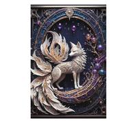 Jigsaws for Adults 75x50cm/1000pcs Fantasy Nine Tailed Fox Teenagers Puzzles Brain Teaser Game Difficult Challenge Help The Brain Exercise 75x50cm/1000pcs