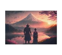 Jigsaws for Adults 75x50cm/1000pcs Geisha Samurai Mount Fuji Jigsaw Puzzle Family Games Difficult Hard Deal As Gifts for The Whole Family 75x50cm/1000pcs