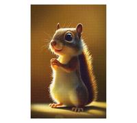 Jigsaws for Adults 75x50cm/1000pcs Golden Squirrel Holding Nut Teenagers Puzzles Brain Teaser Game Difficult Challenge Help The Brain Exercise 75x50cm/1000pcs