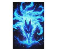 Jigsaws for Adults 75x50cm/1000pcs Power Kitsune Fox Teenagers Puzzles Brain Teaser Game Difficult Challenge Help The Brain Exercise 75x50cm/1000pcs