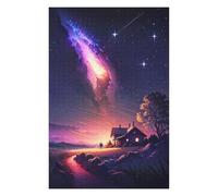 Jigsaws for Adults 75x50cm/1000pcs Sunset Stardust Retreat Teenagers Puzzles Brain Teaser Game Difficult Challenge Help The Brain Exercise 75x50cm/1000pcs