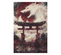 Jigsaws for Adults 75x50cm/1000pcs White Wolf Spirit Gate Teenagers Puzzles Brain Teaser Game Difficult Challenge Help The Brain Exercise 75x50cm/1000pcs