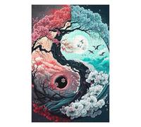Jigsaws for Adults 75x50cm/1000pcs Yin And Yang Lunar Eclipse Teenagers Puzzles Relaxing Games Wall Decoration Deal As Gifts for The Whole Family 75x50cm/1000pcs