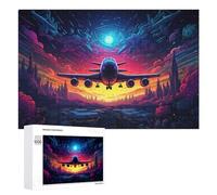 Jigsaws for Adults1000 PCS Alien Spaceship Encounter Adult Jigsaw Puzzle DIY Toys Precision Cutting Deal As Gifts for The Whole Family 1000 PCS