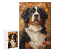 Jigsaws for Adults1000 PCS Bernese Mountain Dog Portrait Jigsaw Puzzle Brain Teaser Game Analysis And Logic Deal As Gifts for The Whole Family 1000 PCS