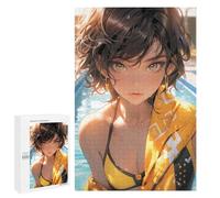 Jigsaws for Adults1000 PCS Bikini Tattoo Anime Jigsaws for Adults Brain Teaser Game Analysis And Logic Stress Reduction Gifts 1000 PCS