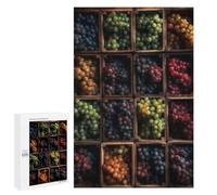Jigsaws for Adults1000 PCS Colorful Grapes Variety Pack Jigsaws for Adults Brain Teaser Game Analysis And Logic Stress Reduction Gifts 1000 PCS